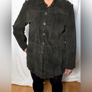 VIntage Chicos pure suede blazer jacket